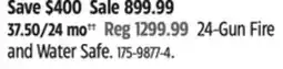 Canadian Tire 24-Gun Fire and Water Safe offer