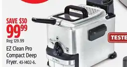 Canadian Tire EZ Clean Pro Compact Deep Fryer offer