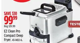 Canadian Tire EZ Clean Pro Compact Deep Fryer offer