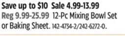 Canadian Tire Master Chef 2-Pc Mixing Bowl Set or Baking Sheet offer