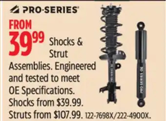 Canadian Tire Shocks & Strut Assemblies offer