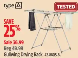 Canadian Tire Gullwing Drying Rack offer