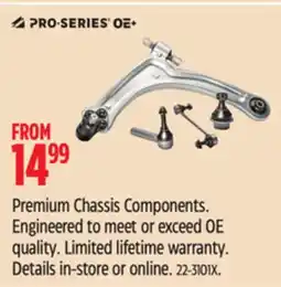 Canadian Tire Pro-Series Premium Chassis Components offer