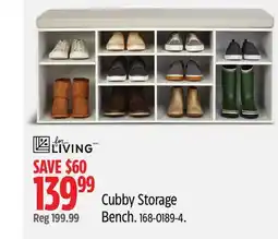 Canadian Tire Cubby Storage Bench offer