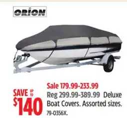 Canadian Tire Deluxe Boat Covers offer