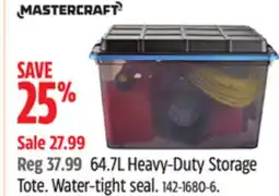 Canadian Tire 64.7L Heavy-Duty Storage Tote offer