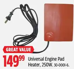 Canadian Tire Kat's Universal Engine Pad Heater, 250W offer