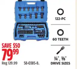 Canadian Tire Mastercraft ¼, ⅜ Socket Sets offer
