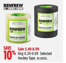 Canadian Tire Selected Hockey Tape offer