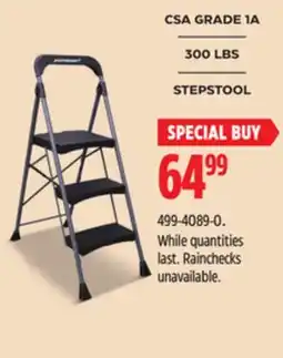 Canadian Tire Mastercraft Step Stool offer