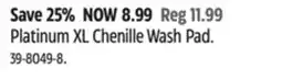 Canadian Tire Simoniz Platinum XL Chenille Wash Pad offer