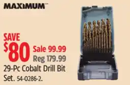 Canadian Tire 29-Pc Cobalt Drill Bit Set offer