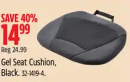 Canadian Tire Gel Seat Cushion, Black offer
