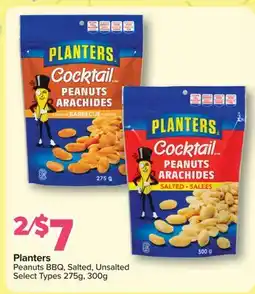 PharmaChoice Planters Peanuts BBQ, Salted, Unsalted offer