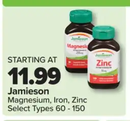 PharmaChoice Jamieson Magnesium, Iron, Zinc offer