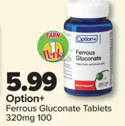 PharmaChoice Option+ Ferrous Gluconate Tablets offer