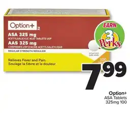 PharmaChoice Option+ ASA Tablets offer