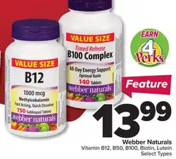 PharmaChoice Webber Naturals Vitamin B12, B50, B100, Biotin, Lutein offer