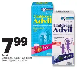 PharmaChoice Advil Children's, Junior Pain Relief offer