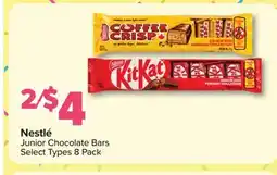 PharmaChoice Nestlé Junior Chocolate Bars offer