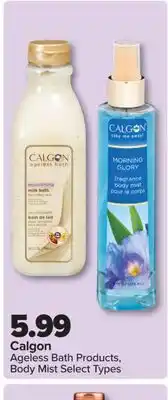 PharmaChoice Calgon Ageless Bath Products, Body Mist offer