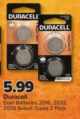 PharmaChoice Duracell Coin Batteries 2016, 2032, 2035 offer