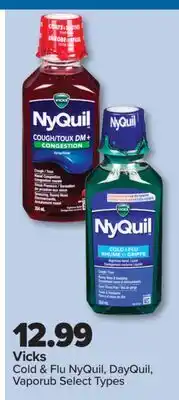 PharmaChoice Vicks Cold & Flu NyQuil, DayQuil, Vaporub offer