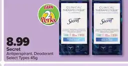 PharmaChoice Secret Antiperspirant, Deodorant offer
