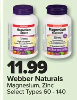 PharmaChoice Webber Naturals Magnesium, Zinc offer