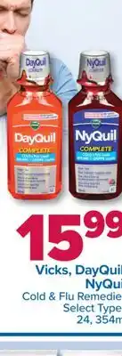PharmaChoice Vicks, DayQuil, NyQuil Cold & Flu Remedies offer