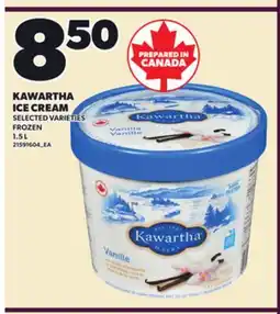 Loblaws KAWARTHA ICE CREAM, 1.5 L offer