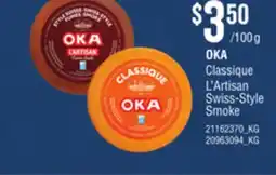 Loblaws OKA CLASSIQUE L'ARTISAN SWISS-STYLE SMOKE offer