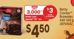 Loblaws BETTY CROCKERTM BROWNIES, 440-550 G offer