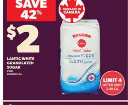 Loblaws LANTIC WHITE GRANULATED offer