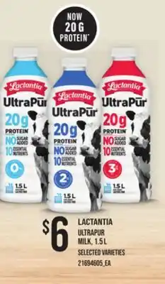 Loblaws LACTANTIA ULTRAPUR MILK, 1.5 L offer