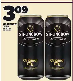 Loblaws STRONGBOW CIDER, 500 ML CAN offer