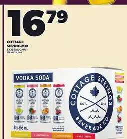 Loblaws COTTAGE SPRING MIX, 8X355 ML CANS offer