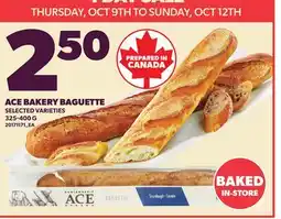 Loblaws ACE BAKERY BAGUETTE, 325-400 G offer