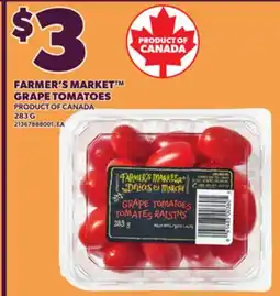 Loblaws FARMER'S MARKET GRAPE TOMATOES, 283 G offer