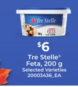 Loblaws TRE STELLE FETA, 200 G offer