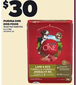Loblaws PURINA ONE DOG FOOD, 5.4-7 KG offer