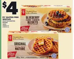Loblaws PC GLUTEN-FREE WAFFLES, 320 G offer