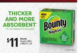 Loblaws BOUNTY NAPKIN, 400'S offer