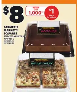 Loblaws FARMER'S MARKET SQUARES, 400/450 G offer