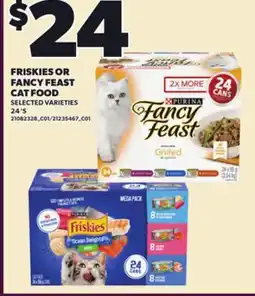 Loblaws FRISKIES OR FANCY FEAST CAT FOOD, 24 'S offer