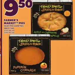 Loblaws FARMER'S MARKET PIES, 580 G-1 KG offer
