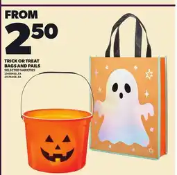 Loblaws TRICK OR TREAT BAGS AND PAILS offer