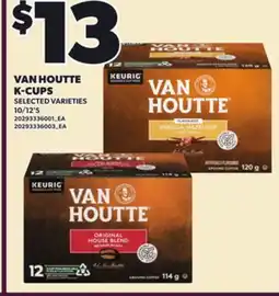 Loblaws VAN HOUTTE K-CUPS, 10/12'S offer