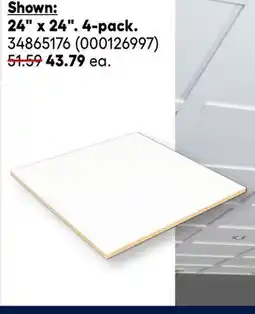 RONA 24 x 24. 4-pack. EMBASSY ceiling tiles offer