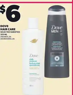 Loblaws DOVE HAIR CARE, 355 ML offer